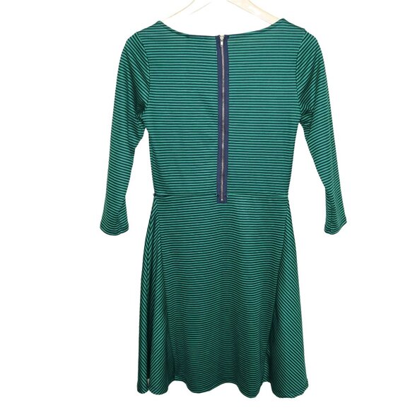The Limited Striped Dress Womens XS Green Navy Y2K - Picture 3 of 7